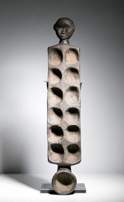 Awalé speelbord - Dan - Ivoorkust, Antiek en Kunst, Kunst | Niet-Westerse kunst