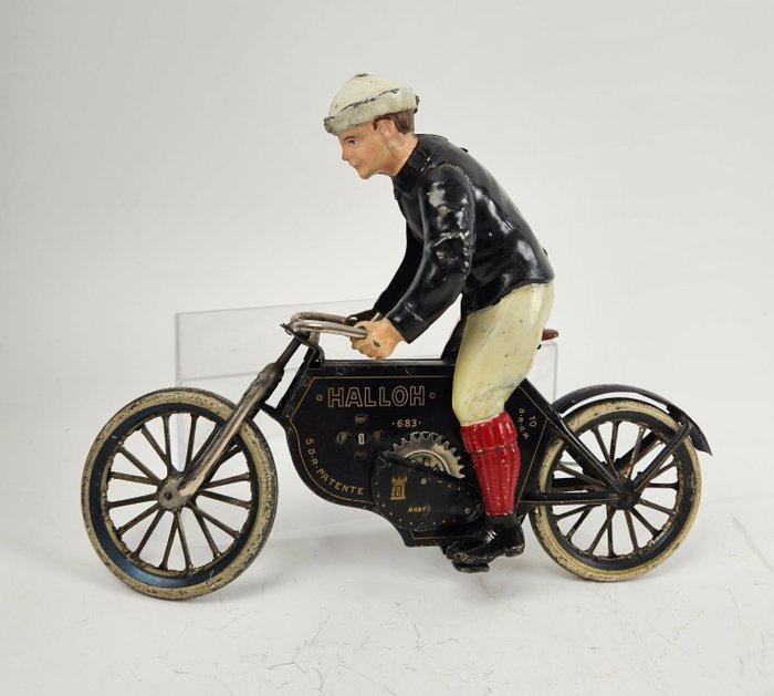 Lehmann - Lehmann EPL 683 Halloh Motorfiets, met, Antiek en Kunst, Antiek | Speelgoed