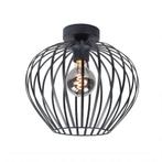 Highlight | Plafondlamp | E27 fitting | 40cm | Mela | Zwart, Huis en Inrichting, Lampen | Plafondlampen, Ophalen of Verzenden