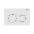 Drukplaat Geberit Omega 20 voor 2-toets Spoeling Mat Witte, Doe-het-zelf en Verbouw, Sanitair, Ophalen of Verzenden, Nieuw
