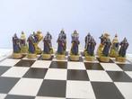 Jeu déchecs thème Gengis Khan échquier Offert 40 x 40 cm