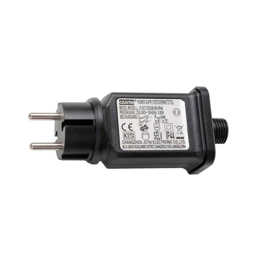 Adapter zwart voor buiten lichtsnoer Malai, Tuin en Terras, Buitenverlichting, Nieuw, Kunststof
