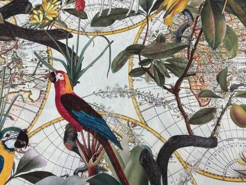 Een exotische reis door de zintuigen: katoenen meubelstof, Antiek en Kunst, Antiek | Kleden en Textiel