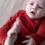 Quapi-collectie Longsleeve rib velours Maria (red warm), Kinderen en Baby's, Babykleding | Maat 50, Nieuw, Meisje, Verzenden, Quapi