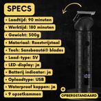 2dekans | 7-in-1 Baardtrimmer Mannen + Standaard - Trimmer, Ophalen of Verzenden, Zo goed als nieuw