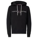 -35% Tommy Hilfiger  Tommy Hilfiger Logo hoodie  maat M, Verzenden, Nieuw, Zwart