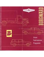 1954 BORGWARD RANGE BROCHURE DUITS, Boeken, Nieuw, Author