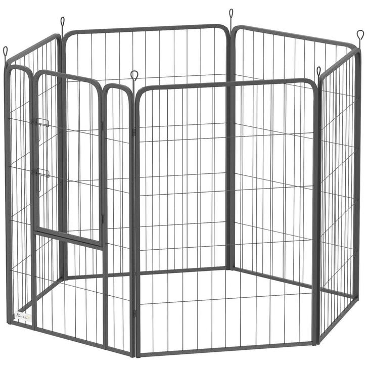 TRUUSK Zeshoekige Puppyren - Opvouwbaar met 6 Roosterplaten, Dieren en Toebehoren, Honden-accessoires, Nieuw, Verzenden