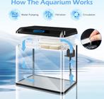 Aquarium Kit - 49,8x29x43,5 cm - 54L - Zwart - Nobleza, Dieren en Toebehoren, Verzenden, Nieuw