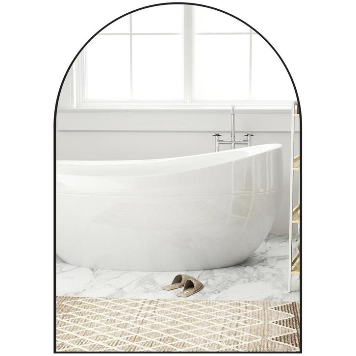 TRUUSK Badspiegel 50 x 70 cm - Splinterbeschermingsfolie - A, Huis en Inrichting, Woonaccessoires | Spiegels, Nieuw, Verzenden