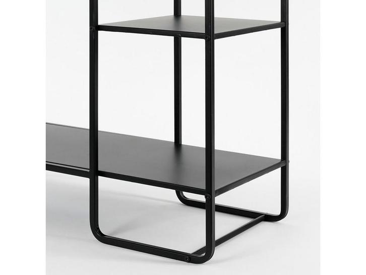 Mica Decorations Jules - Open kast - 5 planken - Zwart, Huis en Inrichting, Overige Huis en Inrichting, Nieuw, Verzenden