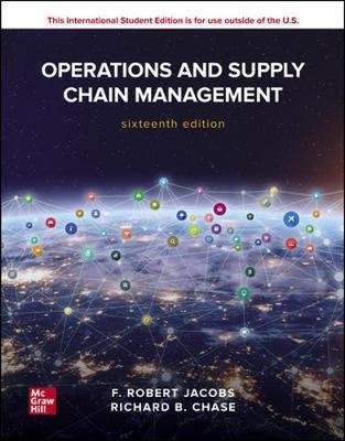 ISE Operations and Supply Chain Management, 9781260575941, Boeken, Studieboeken en Cursussen, Zo goed als nieuw, Verzenden
