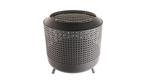 Midland Fire Pit met BBQ grill Zwart (Barbecue-Vuurkorf), Verzenden, Nieuw