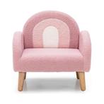 Trendmix Kinder Fauteuil Teddy Stof Roze Regenboog -, Kinderen en Baby's, Ophalen of Verzenden, Nieuw