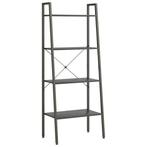 Opbergmeubel Zwart - 4 Schappen | Retourdeal | 35% Korting!, Huis en Inrichting, Kasten | Overige, Ophalen of Verzenden, Nieuw