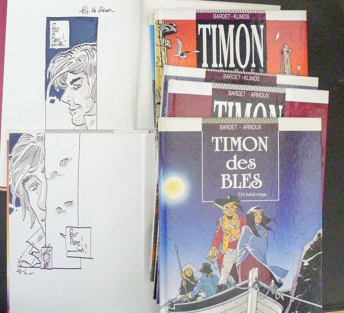 Timon des blés T1 à T8 + 2x dédicace - Série complète - 8x C, Boeken, Stripboeken