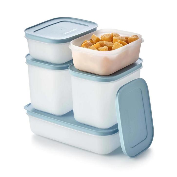Tupperware Diepvriesbakjes Set Blauw, Huis en Inrichting, Keuken | Tupperware, Nieuw, Ophalen of Verzenden
