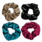 Scrunchie Satijn - Volwassenen Haaraccessoire - 4 Scrunchies, Sieraden, Tassen en Uiterlijk, Uiterlijk | Haarverzorging, Ophalen of Verzenden