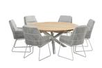 4 Seasons Outdoor Valencia dining set frozen met Prado tafel, Tuin en Terras, Tuinsets en Loungesets, Nieuw, Ophalen of Verzenden