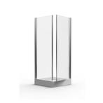 Douchecabine Hoekinstap Plieger Royal Draaideur 6mm Glas, Ophalen of Verzenden, Nieuw, Chroom, Douche