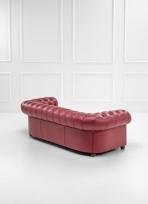Poltrona Frau - Renzo Frau - Sofa - Chester 3 posti - Leder, Antiek en Kunst, Kunst | Designobjecten
