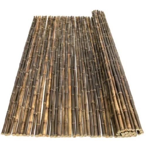 Bamboe rol - Donker - DeLuxe - 225 x 200 cm, Tuin en Terras, Overige Tuin en Terras, Ophalen of Verzenden