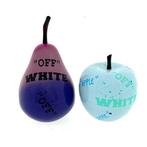 ZizaArt (XXI) - Off White Fruit Art Sculptures (Set of 2)