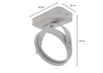 LED Opbouw spot | Wit | Enkel | GU10 fitting | AR111 spot, Huis en Inrichting, Lampen | Spots, Nieuw, Ophalen of Verzenden, Modern