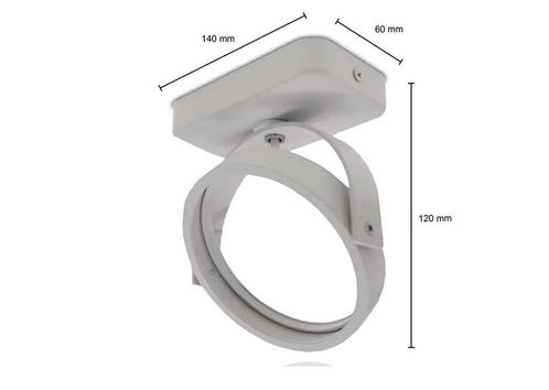 LED Opbouw spot | Wit | Enkel | GU10 fitting | AR111 spot, Huis en Inrichting, Lampen | Spots, Led, Nieuw, Plafondspot of Wandspot