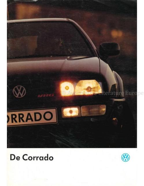 1991 VOLKSWAGEN CORRADO BROCHURE NEDERLANDS, Boeken, Auto's | Folders en Tijdschriften, Volkswagen