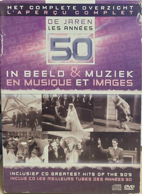 Het complete overzicht - de Jaren 50 in beeld en muziek (dvd, Cd's en Dvd's, Dvd's | Actie, Zo goed als nieuw, Ophalen of Verzenden