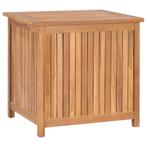 vidaXL Opbergbox 60x50x58 cm massief teakhout, Verzenden, Nieuw