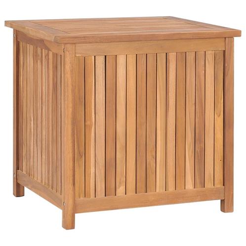 vidaXL Opbergbox 60x50x58 cm massief teakhout, Tuin en Terras, Overige Tuin en Terras, Nieuw, Verzenden