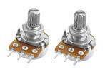 100K Ohm Lineaire Potentiometer - 2 stuks, Hobby en Vrije tijd, Elektronica-componenten, Verzenden, Nieuw