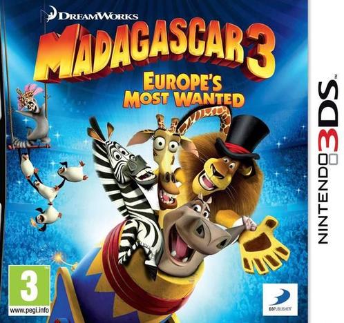 Madagascar 3 (Nintendo 3DS), Spelcomputers en Games, Games | Nintendo 2DS en 3DS, Gebruikt, Verzenden