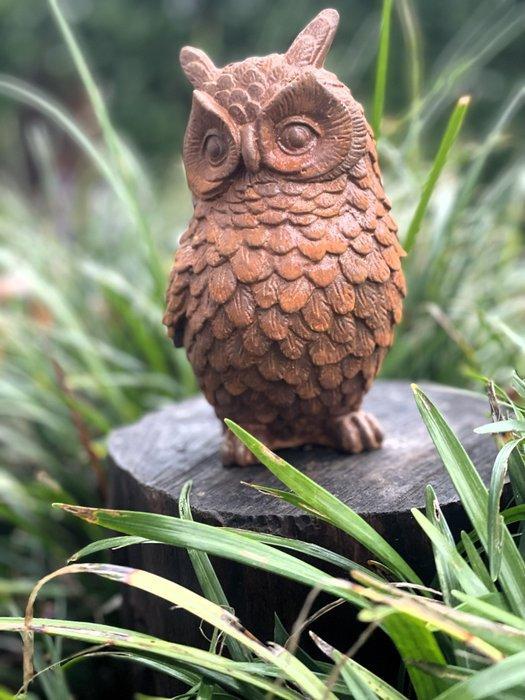sculptuur, Uil - Oehoe - 17 cm - Gietijzer, Antiek en Kunst, Curiosa en Brocante