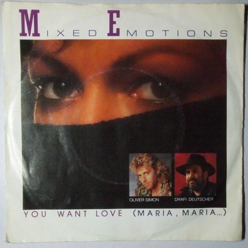 Mixed Emotions - You want love - Single, Cd's en Dvd's, Vinyl Singles, Single, Gebruikt, 7 inch, Pop