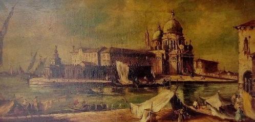 Scuola italiana (XIX), da Francesco Guardi - Veduta di, Antiek en Kunst, Kunst | Schilderijen | Klassiek