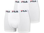 Fila - Man Boxer Elastic Band 2-pack - Wit - Heren - maat, Verzenden, Nieuw