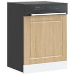 vidaXL Vaatwaspaneel Porto 60x1,5x67 cm bewerkt hout sonoma, Verzenden, Nieuw, Bruin