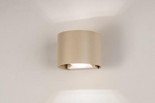 Rietveld Wandlampen - Beige, Zand - Metaal, Aluminium, Huis en Inrichting, Lampen | Wandlampen, Verzenden