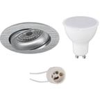 Voordeelset LED Spot Set - Pragmi Delton Pro - GU10 Fitting, Metaal of Aluminium, Nieuw, Ophalen of Verzenden, Led