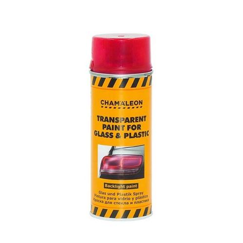 Transparant rood voor glas en kunststof spuitbus 400 ml -..., Auto diversen, Autogereedschap, Nieuw, Verzenden