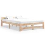 Houten Bedframe 140x200 vidaXL - Retourdeal - Klassieke S..., Huis en Inrichting, Slaapkamer | Bedden, Klassiek, Zo goed als nieuw