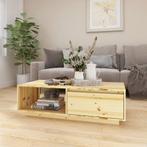 vidaXL Salontafel 110x50x33,5 cm massief vurenhout, 100 tot 150 cm, Verzenden, Nieuw, 50 tot 100 cm