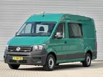 Volkswagen Crafter 35 2.0 TDI L2H2 DC Dubble cabine Highline, Auto's, Bestelauto's, Stof, Gebruikt, Volkswagen, Airbags