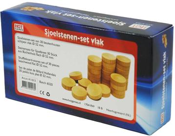 Sjoelstenen Set 52mm (30 stuks) | HOT Games - beschikbaar voor biedingen