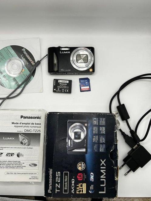 Panasonic Lumix DMC-TZ25 - Leica 12,1 mégapixels - Zoom, Audio, Tv en Foto, Fotocamera's Digitaal