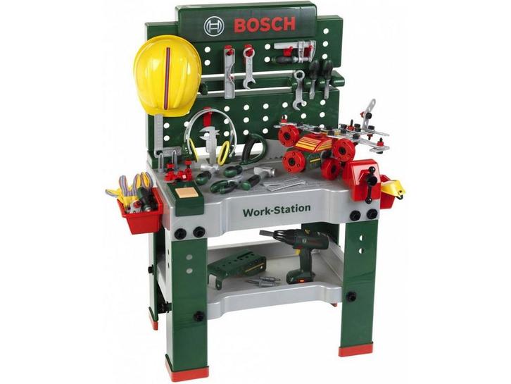 Klein Toys - Bosch werkbank No.1 - 150-delige set met, Huis en Inrichting, Woonaccessoires | Overige, Zo goed als nieuw, Verzenden
