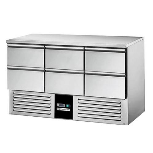 GGM Gastro | Koelwerkbank PREMIUM - 1370x700mm - 6 laden - |, Zakelijke goederen, Horeca | Keukenapparatuur, RVS Meubilair, Verzenden